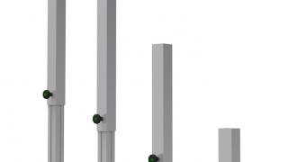 GLOBAL TRUSS Variabilna noga 60-100cm 60x60mm -  za  GT Stage Deck (4kos) 115162
